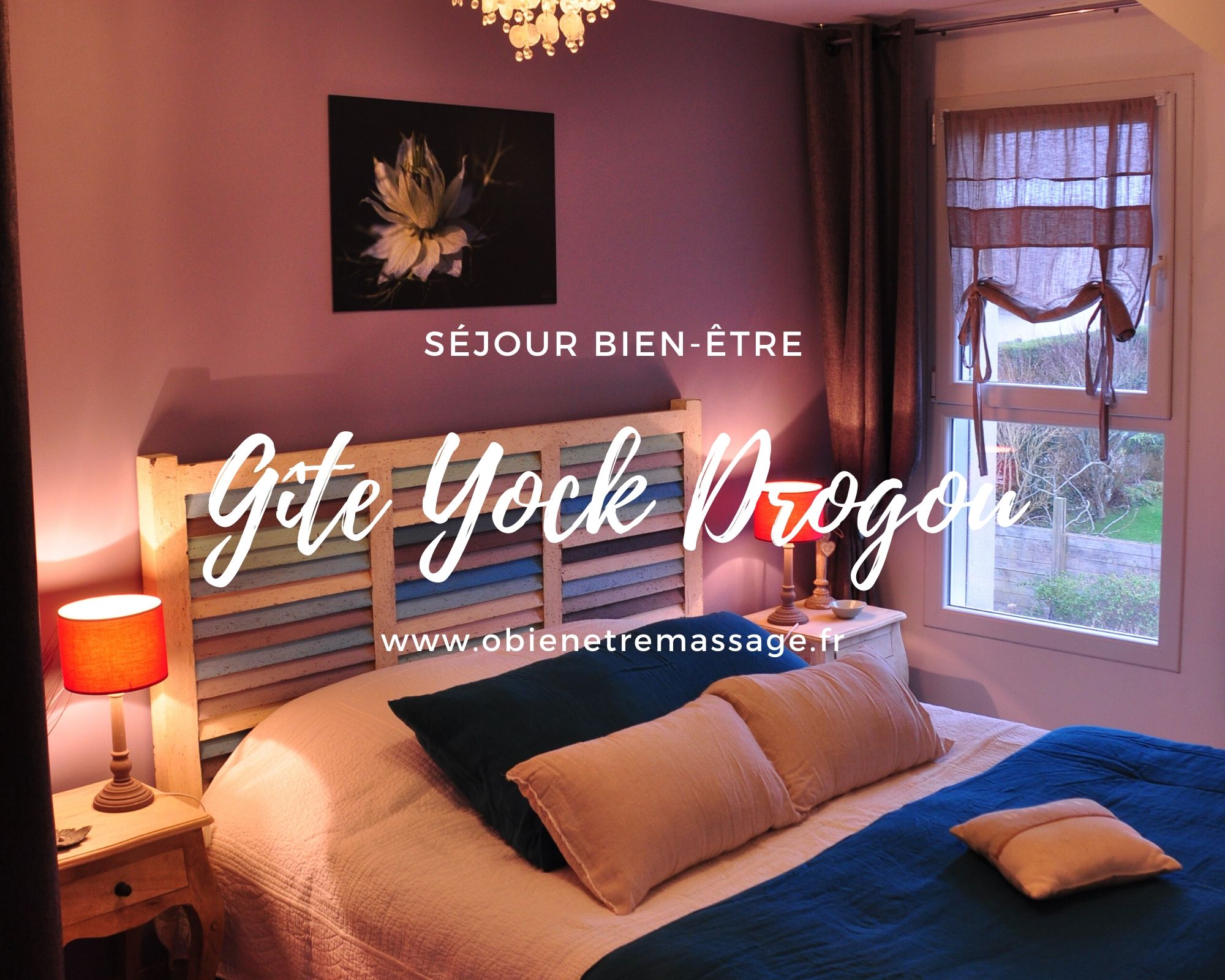 Gîte_Yock_Drogou_obienetremassage_porspoder_finistere_bretagne_1 Cottage Drogou Gîte O bien-être massage Séjour bien-être à 400 mètres des plages Pour 1 à 4 personnes En toute confiance : labellisée 3 Clévacances Sur place : massages, sauna infrarouge, luminothérapie et tisanerie Bretagne, Finistère, Porspoder